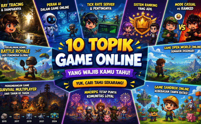 Evolusi Game Online Mengikuti Kemajuan Teknologi Modern